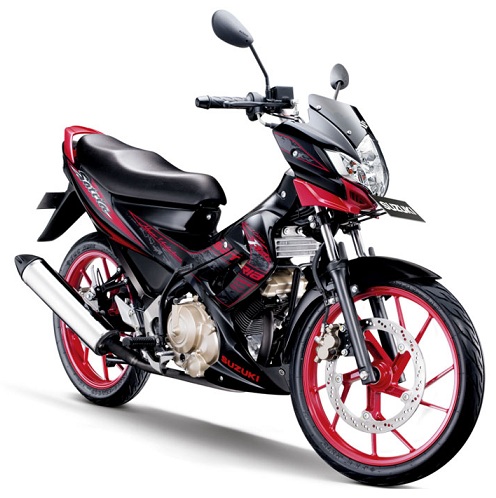 Suzuki Satria Fu 150 Blackfire Kombinasi warna yang 