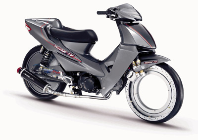 Modifikasi Honda Vario 110 CW ala Tron Legacy – Mercon Motor