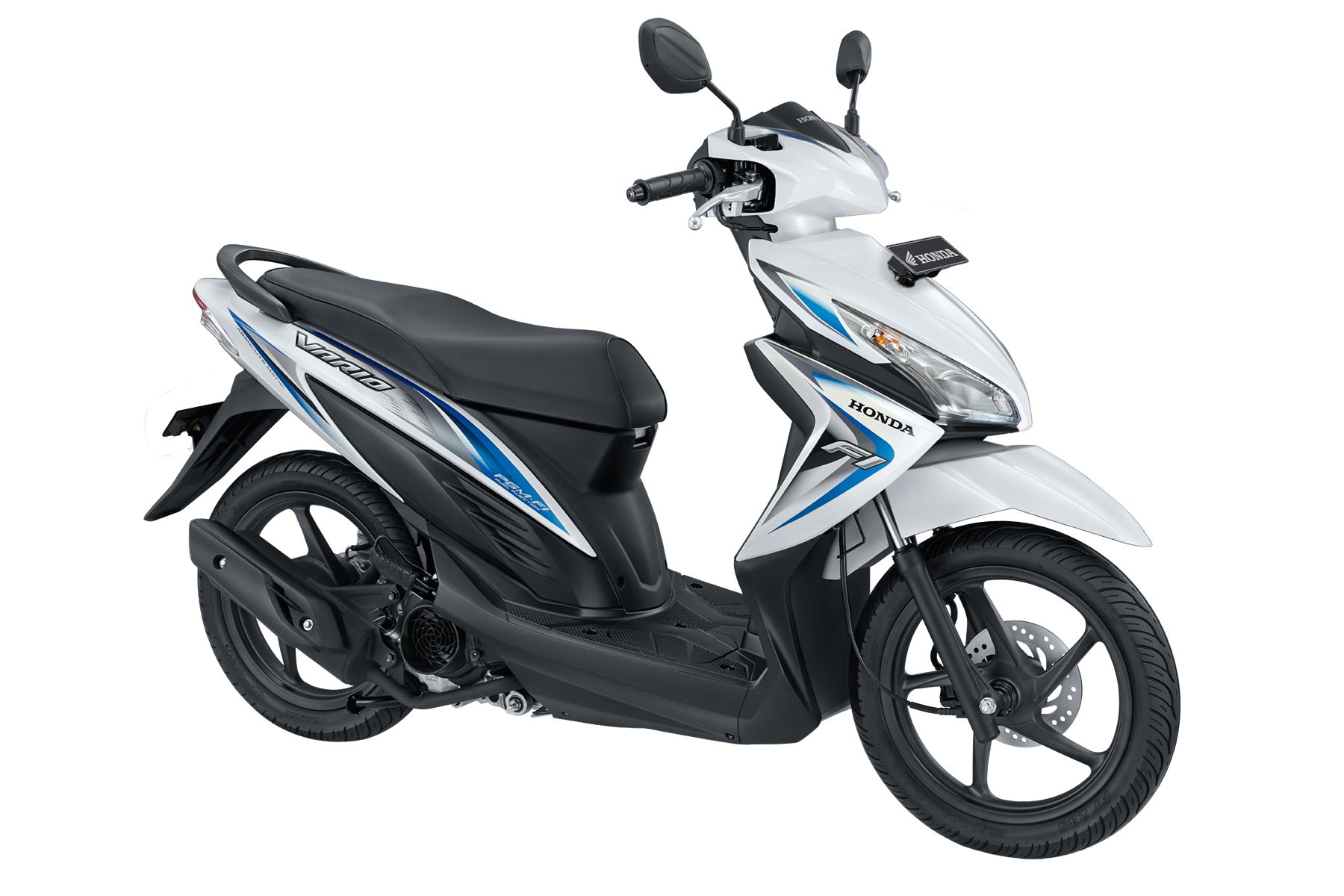 Modifikasi Motor Vario Lama Warna Biru Arena Modifikasi