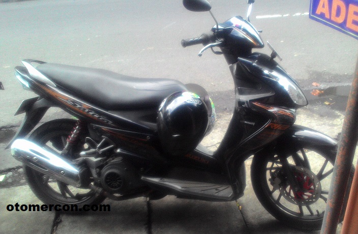 Striping Suzuki Satria dipasang di Skywave: Bisa Cocok 